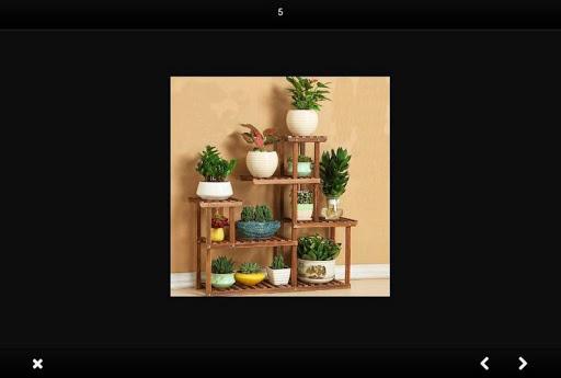 wooden flowerpot shelves ideas - عکس برنامه موبایلی اندروید