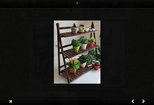 wooden flowerpot shelves ideas - عکس برنامه موبایلی اندروید