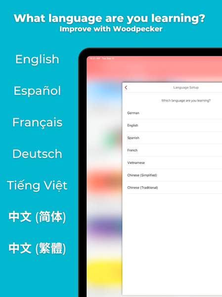 Woodpecker - Language Learning - Image screenshot of android app