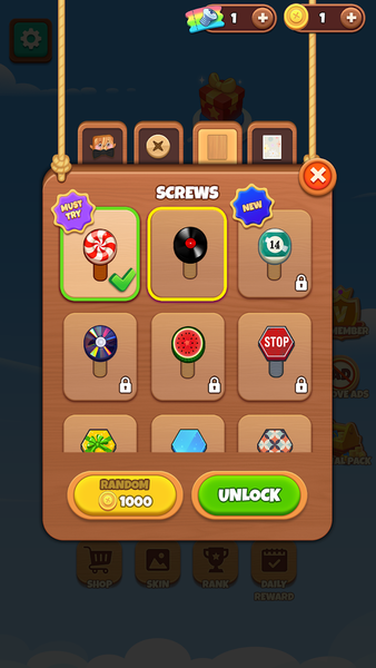Wood Screw: Nuts & Bolts - عکس بازی موبایلی اندروید