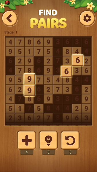 Wood Ten: Number Puzzle - عکس بازی موبایلی اندروید