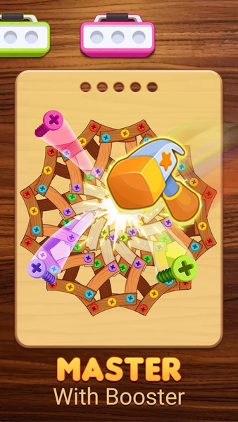 Woody Screw: Nut and Bolt Jam - عکس بازی موبایلی اندروید