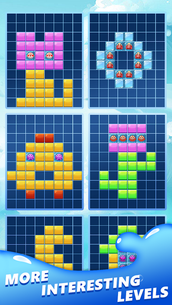 Block Puzzle Undersea Aquarium - Gameplay image of android game