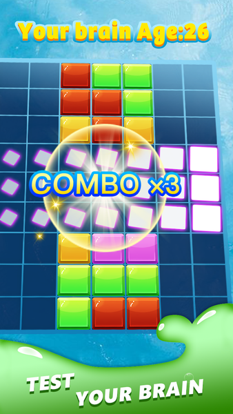 Block Puzzle Undersea Aquarium - Gameplay image of android game