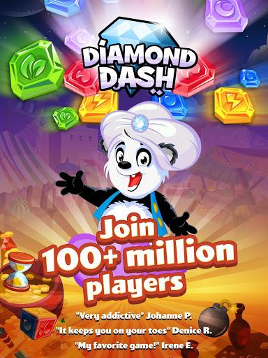 Diamond Dash Match 3: Award-Winning Matching Game - Gameplay image of android game