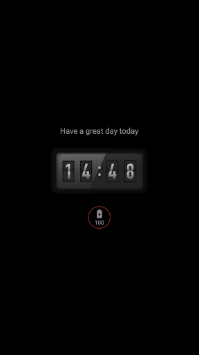 Digital Clock Screensaver - Image screenshot of android app