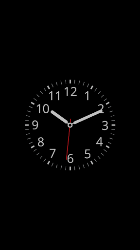 Clock Screensaver - Image screenshot of android app