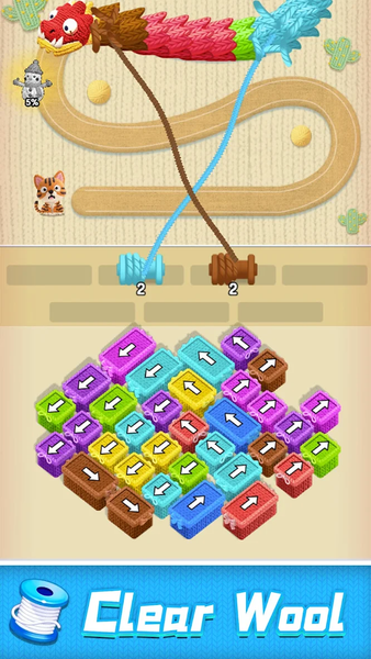 Wool Rescue: Save My Cat - Gameplay image of android game