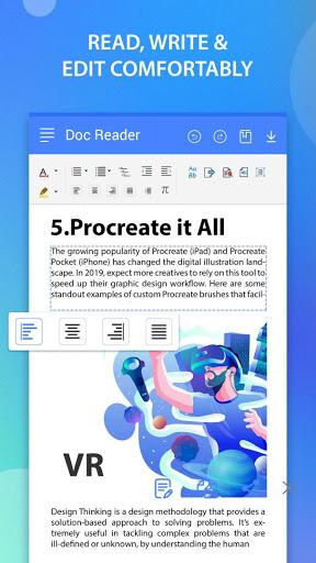 Docx Reader, Word Viewer : Document Manager - Image screenshot of android app