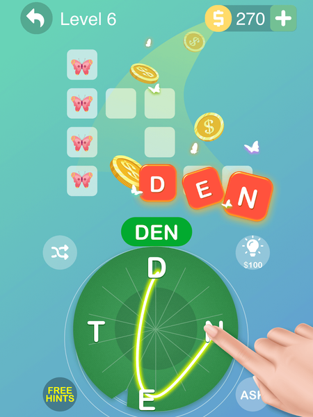 Word Flower - Connect Cross Wo - عکس بازی موبایلی اندروید