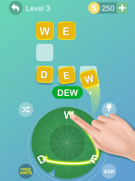 Word Flower - Connect Cross Wo - عکس بازی موبایلی اندروید