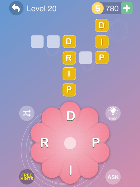 Word Flower - Connect Cross Wo - عکس بازی موبایلی اندروید