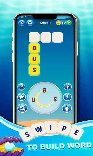 Word Swipe : Word Puzzle Game - عکس برنامه موبایلی اندروید