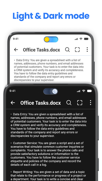 Word Reader & Docs Creator - عکس برنامه موبایلی اندروید