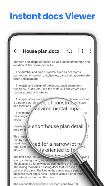 Word Reader & Docs Creator - عکس برنامه موبایلی اندروید