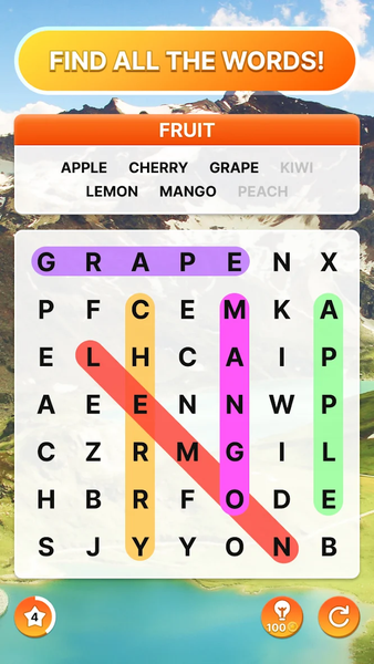 Word Search! - Gameplay image of android game