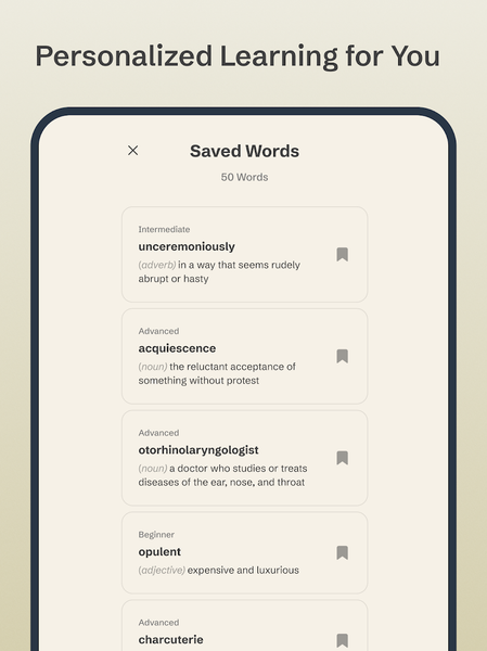 Vocab: Learn English Words - Image screenshot of android app