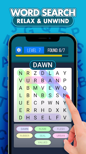 Word Search: Word Find - Gameplay image of android game