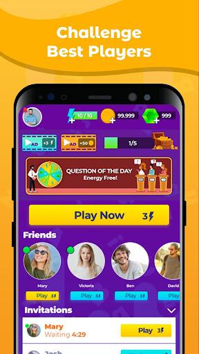 Word Rush: Race with friends - Gameplay image of android game