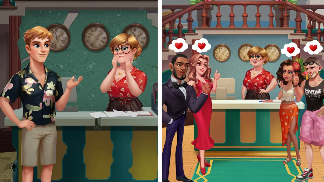 Alice's Resort - Word Game - عکس بازی موبایلی اندروید