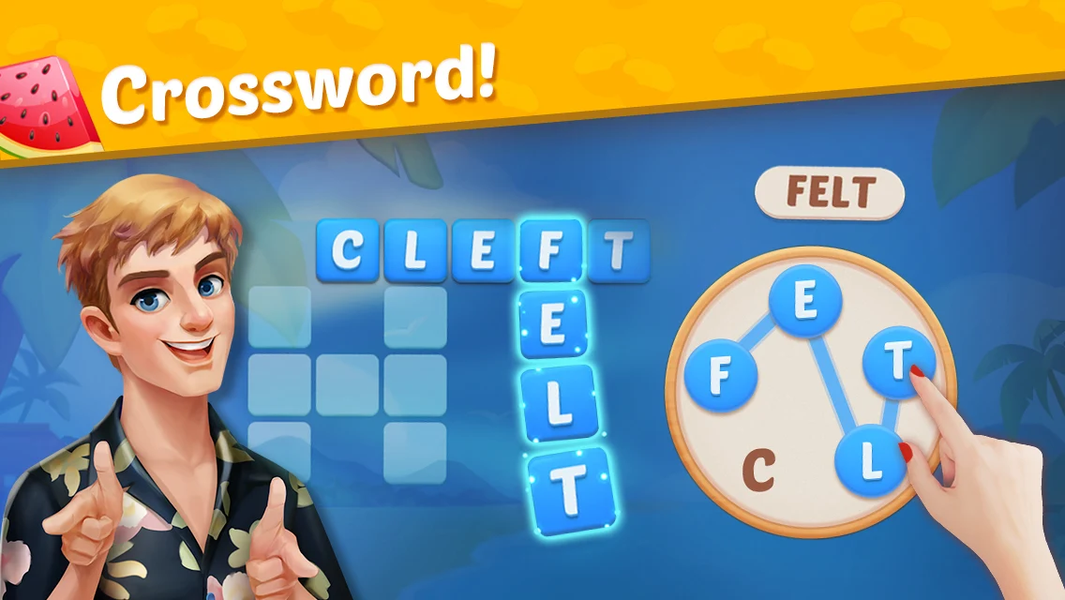 Alice's Resort - Word Game - Gameplay image of android game