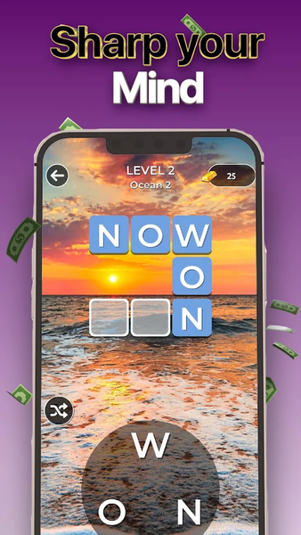 Words to Win: Real Money Games - Gameplay image of android game