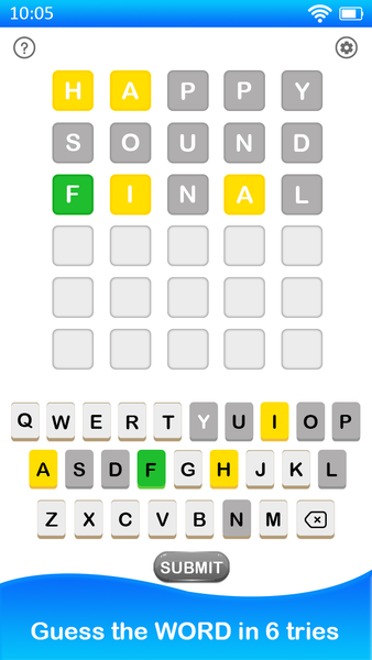 Wordling Word - Guess the Word - Gameplay image of android game