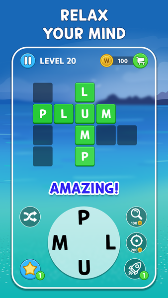 WordPuz: Wordscape & Crossword - Gameplay image of android game