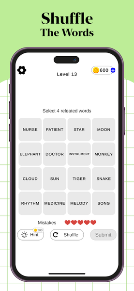 Connections Word Game - عکس بازی موبایلی اندروید