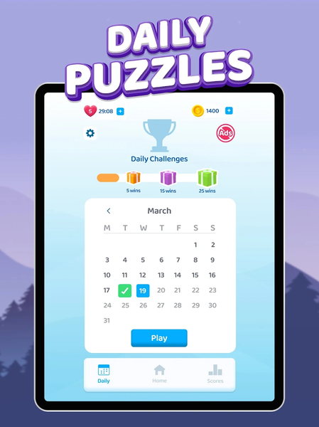 Crossword Colorful - عکس بازی موبایلی اندروید