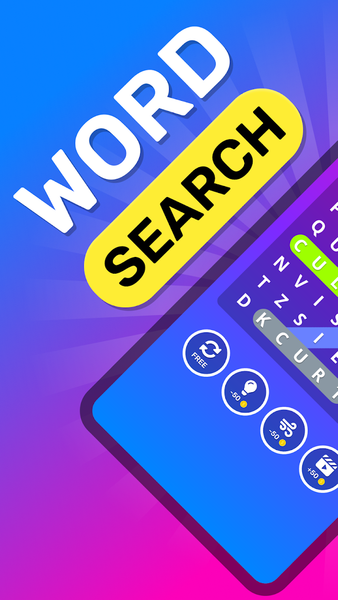 Word Search — Word Puzzle Game - Gameplay image of android game