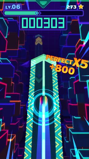 Glow Road - Gameplay image of android game