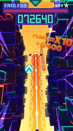 Glow Road - Gameplay image of android game