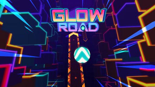 Glow Road - Gameplay image of android game