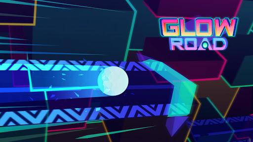 Glow Road - Gameplay image of android game