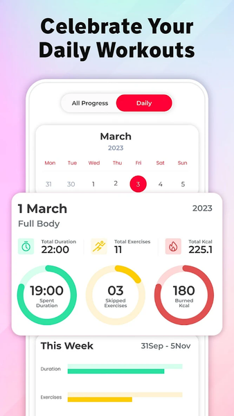 Workout Planner 30 Day Fitness - Image screenshot of android app