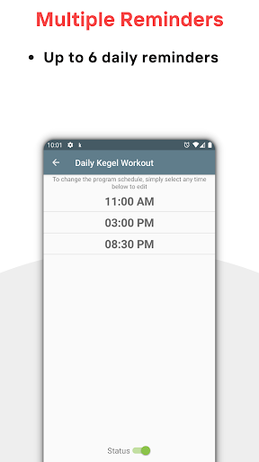 Kegel Exercise +Awesome Quotes - Image screenshot of android app