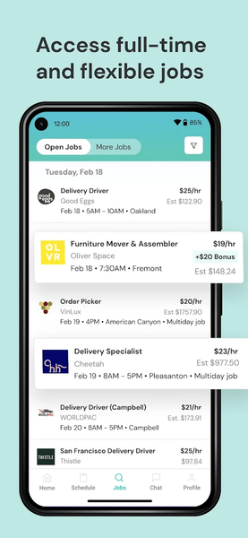 WorkWhile - Image screenshot of android app
