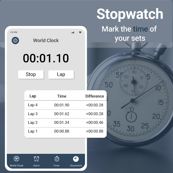 World Clock Time App - عکس برنامه موبایلی اندروید