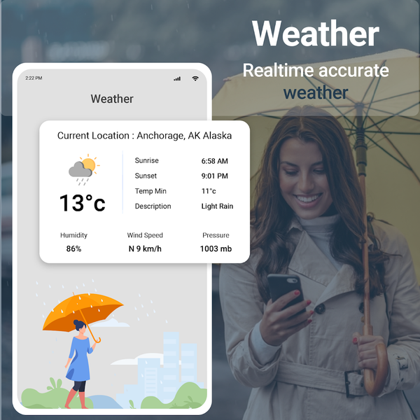 World Clock Time App - عکس برنامه موبایلی اندروید