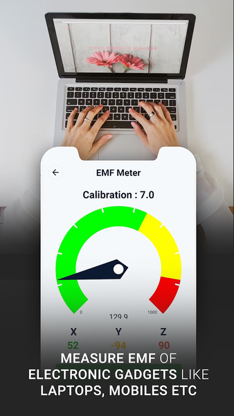 Phone EMF Detector - عکس برنامه موبایلی اندروید