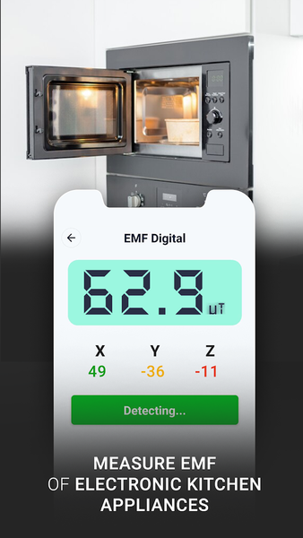 Phone EMF Detector - Image screenshot of android app