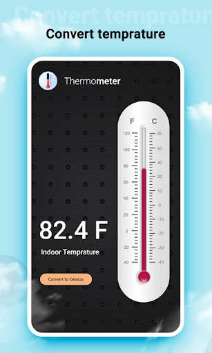 Mobile Thermometer - Image screenshot of android app