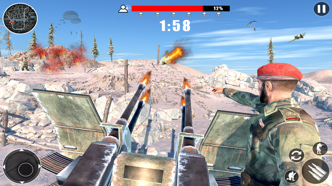 World War 3 Frontline Commando - Gameplay image of android game