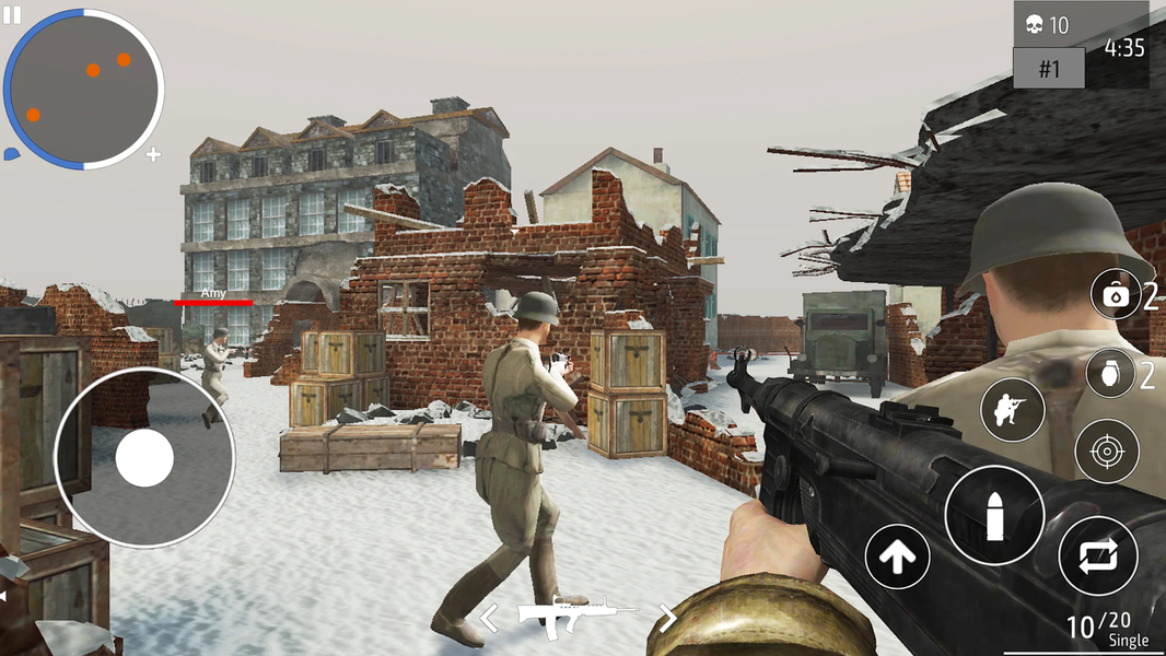 World War ۲ Shooter offline - عکس بازی موبایلی اندروید