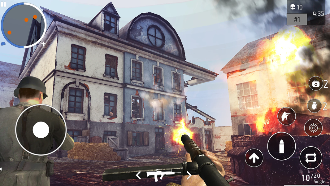 World War 2 Shooter offline - Gameplay image of android game