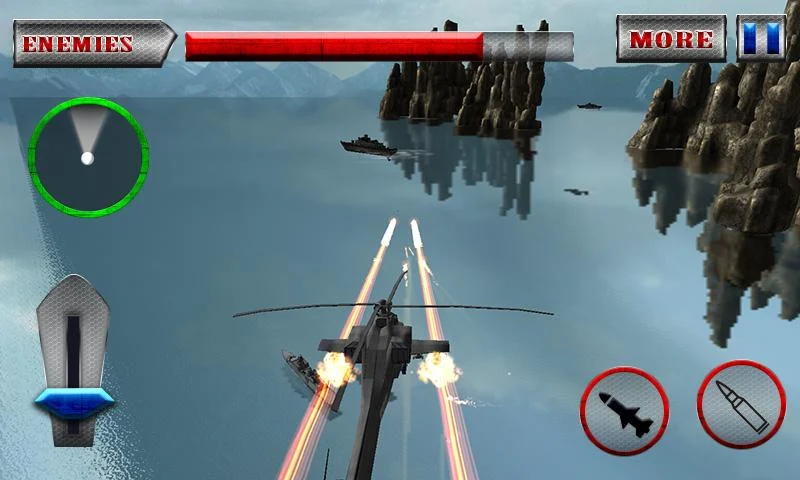 Military Helicopter 3D - Gameplay image of android game