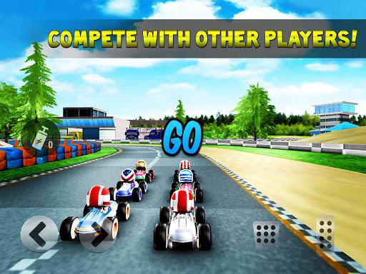 Kart Rush Racing - Smash karts - Gameplay image of android game