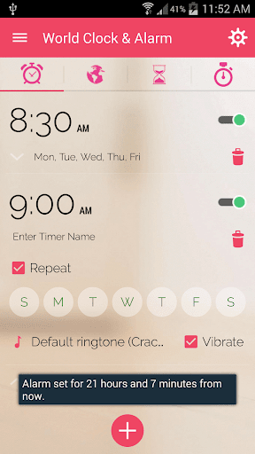 World Clock: Stop Watch, Timer, Alarm & Widget - Image screenshot of android app