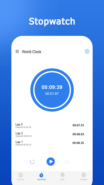 World Clock: World Time Clock - عکس برنامه موبایلی اندروید